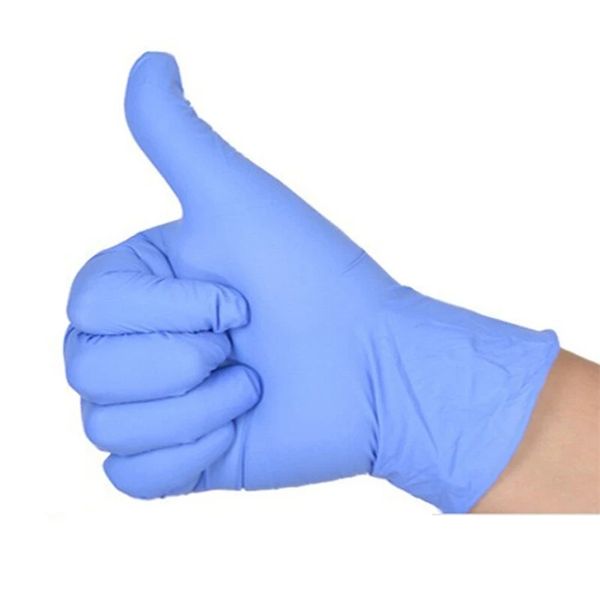 

100pcs acid alkali extra strong nitrile disposable gloves electronics food laboratory