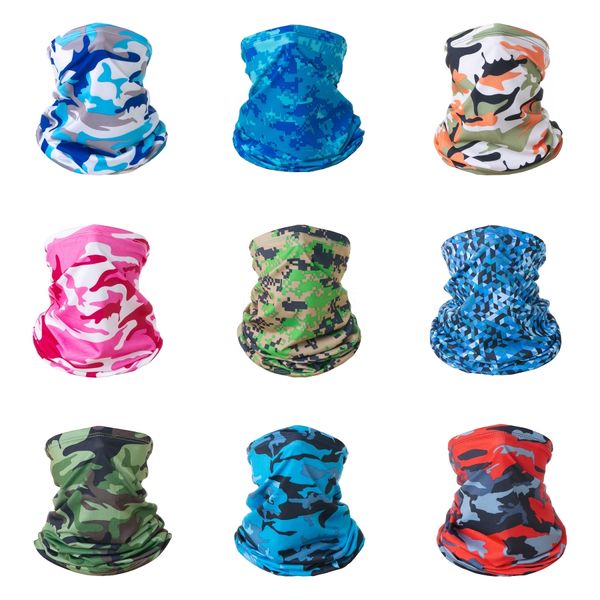 

camouflage skull national flag magic scarf cycling seamless balaclava head scarves headband neck face warmer motorcycle b #595#501, Black
