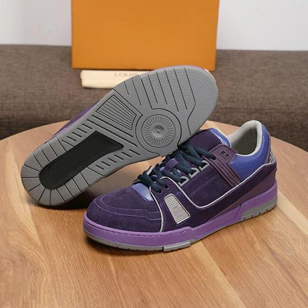 

luxury trainer sneaker mens shoes fashion classic vintage comfotable casual footwears lace -up sports low men shoes zapatillas hombre, Black