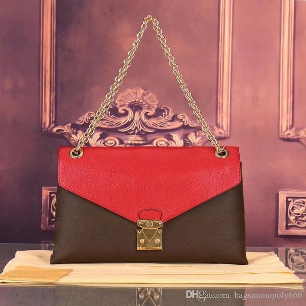 

louis vuitton дизайнер двухцветной конверт сумка сумки сумки crossbody леди тотализаторов женская натуральная кожа сумки на ремне сумки сумк