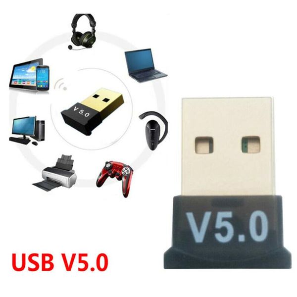 

1/2/5pcs usb bluetooth 5.0 wireless audio music stereo adapter dongle receiver for tv pc windows xp / vista / win7 win8 /win10