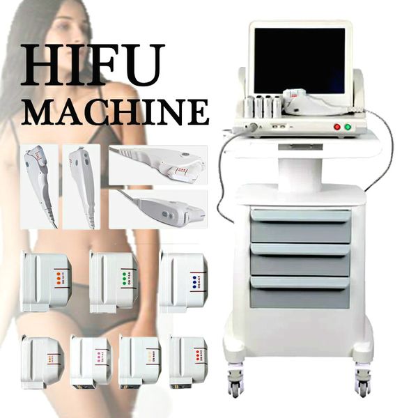 

10000 s hifu high intensity focused ultrasound face lifting wrinkle removal hifu machine treat for face and body