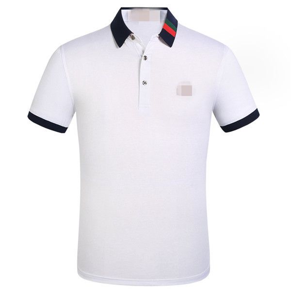 

summer guc ci 2020 brand designer classic men's casual polo shirts selling men's printed t-shirts, Gray