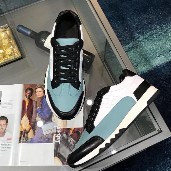 

new trail sneaker mens shoes lightweight autumn and winter soft footwears vintage breathable lace -up men shoes with origin box, Black