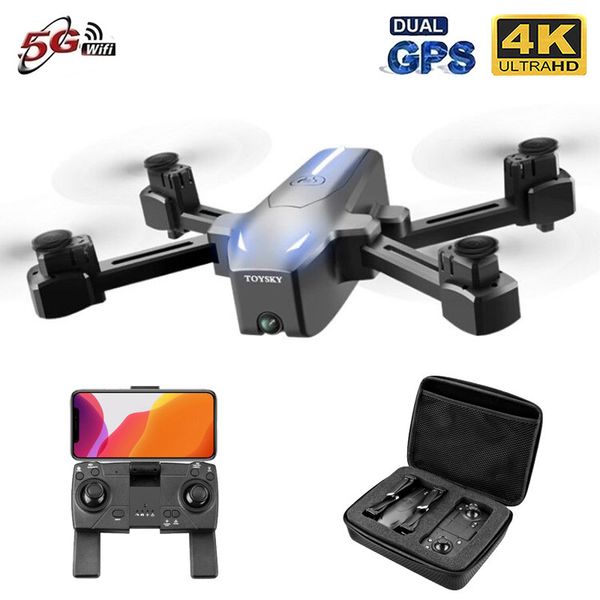

s176 rc drone 5g wifi fpv gps positioning 4k high definition camera professional aerial four axis aircraft one key return
