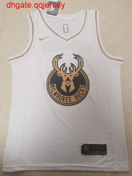 

горячая продажа мужской адетокунба # 34 белых золотой джерси, Gray