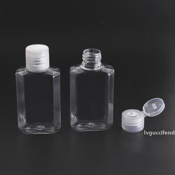 

factory spot 60ml transparent octagonal bottle hand sanitizer-bottled gel flap bottle sub-packing plastice 3 mylovethome