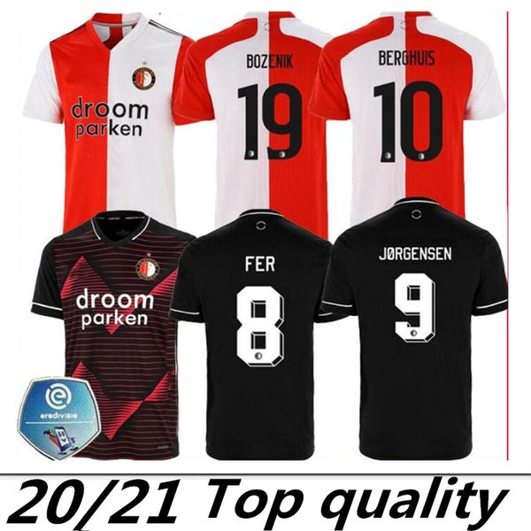 

20 21 фейеноорд футбол джерси away качества таиланд 2020 2021 v.persie berghuis вилена jorgensen kokcu фейеноорд джерси взрослых рубашки, Black;yellow