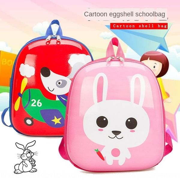 

online red tiktok rabbit kindergarten cartoon children's schoolbag new cute casual eggshell backpack backpack bag