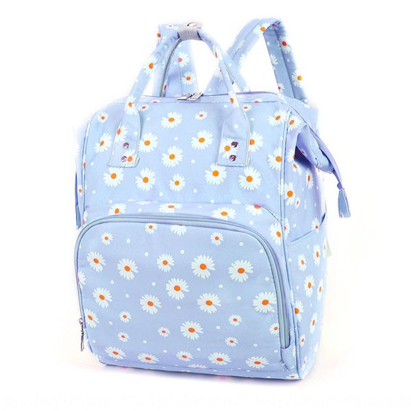

2020 daisy mummy mother double shoulder multi-functional diaper bag mother and baby diaper backpack backpack baby bag, White