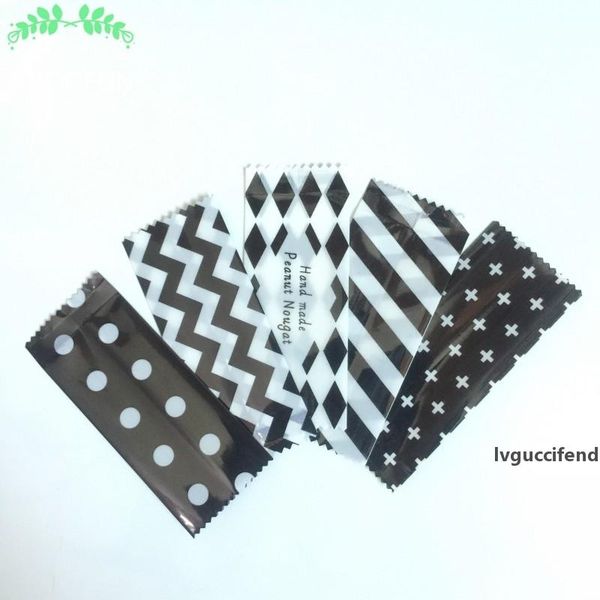 

3.5*8.5cm cute heat sealing plastic candy bags hand made peanut nougat packaging bags bz264