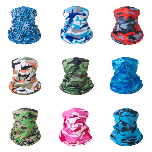 

camouflage neck mask men magic face er skull scarf dust wind outdoor sports headwear breathable for fishing hiking cycling #292#151#466, Black