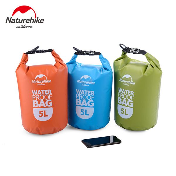 

naturehike 2l 5l ultralight outdoor waterproof bags camping hiking dry drifting kayaking swimming rain phone waterproof bags