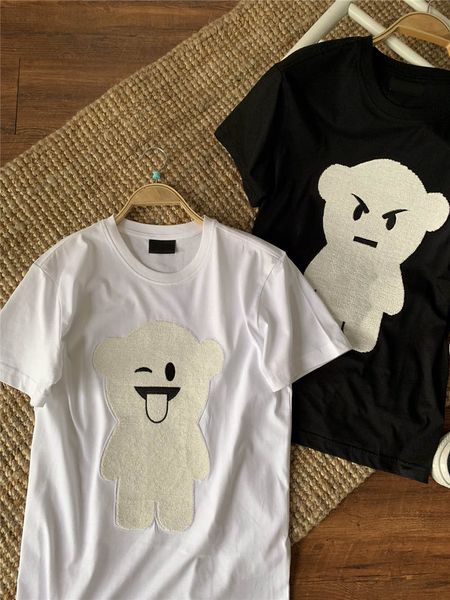 

мода футболки для mens tshirts лета рубашки тройника вскользь новоприбывшие mens emboridery топы тис -xl горячая оптовая, White;black