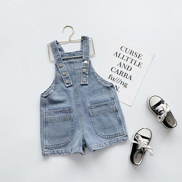 

korean children's wear denim shorts 2020 new boys' baby children's casual pants casual pants sale, Blue