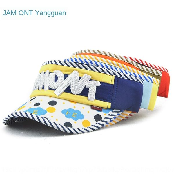 

children's bottomless boys sun , sun hat cotton hat' and girls' cotton hat, Yellow