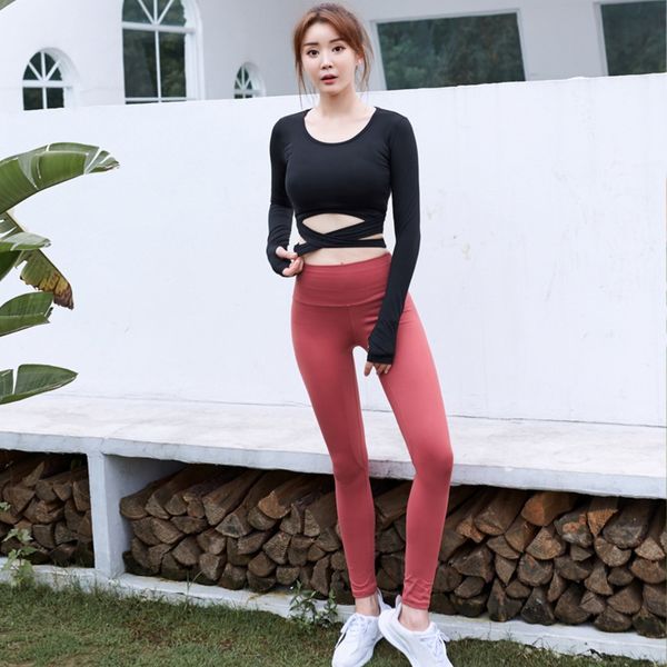 

fzepc yoga shorts women tight pants shorts and tight pants suit yoga jacket nv zhang xiu high waisted leggings women's 2020 new quick-d, Black