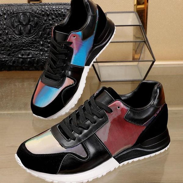 

new arrival men 's shoes fashion brands comfortable outdoor walking shoes low plus size lace -up casual sports men shoes chunky sn, Black