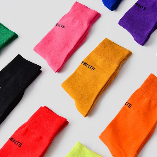 

2020 korean fluorescent stacked ins fashionable street autumn thin children's kids children's socks kids socks candy color, Pink;yellow
