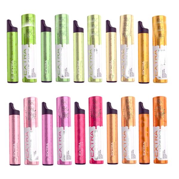 

обновить EXTRA одноразовое устройство Pod Kit 650 мАч 4 мл картриджи 1200Puffs Vape Pen Испарители Xtra Vape стартовый комплект