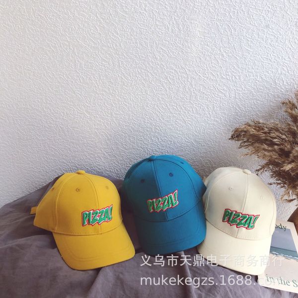 

personalized fashion cool letter embroidery children's duck tongue hat summer travel baseball cap leisure all-match baby baseball cap, Blue;gray