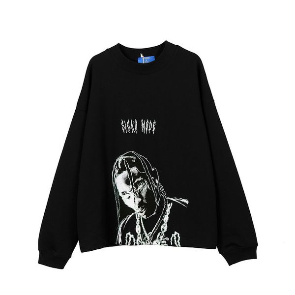 

2021 hip hop printing hoodie women men hoodies sweatshirts hiphop streetwear men casual hoodie pullover, Black