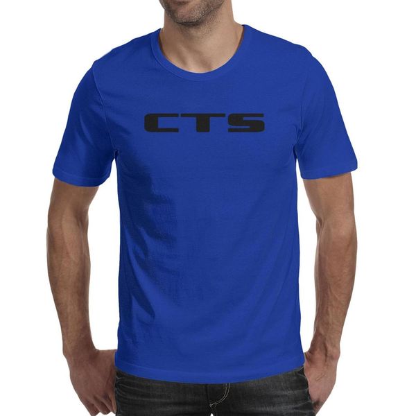 

fashion mens cadillac cts decal logo blue round neck t shirt casual friends shirts 3d effect flag infinity american distressed cars, White;black