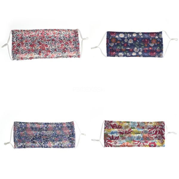 

new floral print mask breatable foldable mout masks anti dust wasable mask witout ousekeeping dener mask t2i5935#839#986, Black