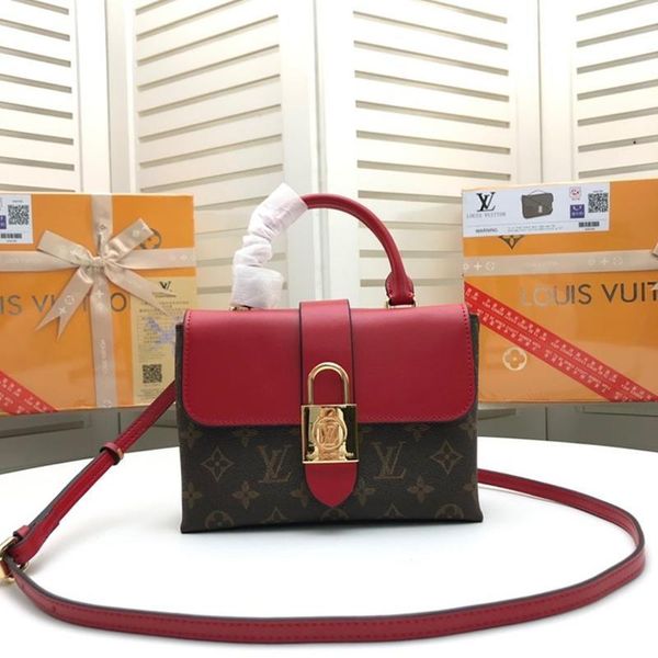 

fashion classic womens bag leather shoulder small flap crossbody bag handle totes messenger bags drop ship fast delivery