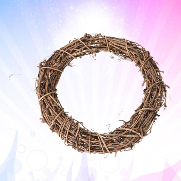 

30cm size rattan ring indoor christmas home party decoration use pendant