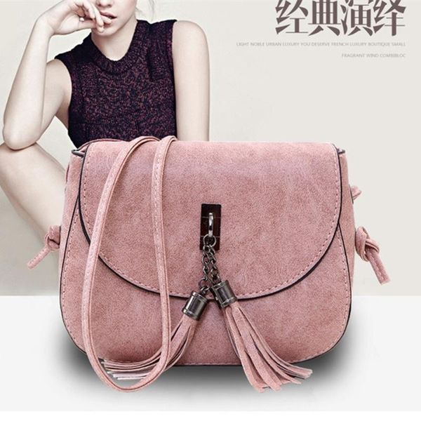 

2020 new korean fashion women's messager bag tassel mobile phone bag one shoulder oblique tide magnetic buckle cover