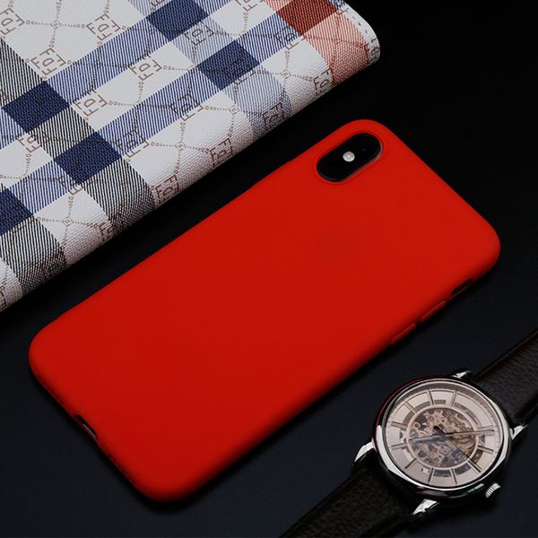 

couples silicone solid color case for iphone 11 7 6 6s 8 plus soft cover candy phone cases for iphone xs 11 pro max xr x xs max