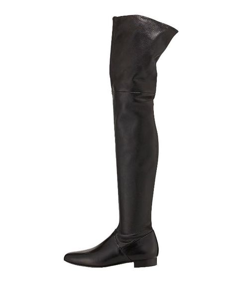 

lucky2020 gray square black heel flat-bottomed thigh women's winter velvet long round head short zipper over-knee boots