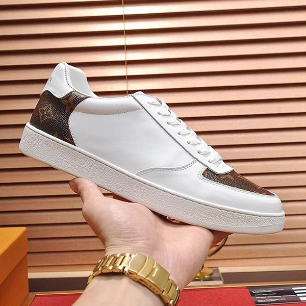 

men casual shoes trendy luxury sneakers shoes leisure athletic chaussures pour hommes casual mens shoes with origin box luxury, Black