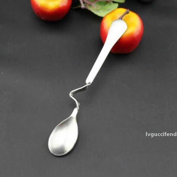

tea coffee spoons honey twisted handle spoon stainless steel u handle jam spoons