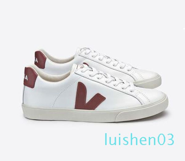 

veja esplar sneakers genuine leather villous dermis casual shoes mens&women luxury superstar trainer l03, Black