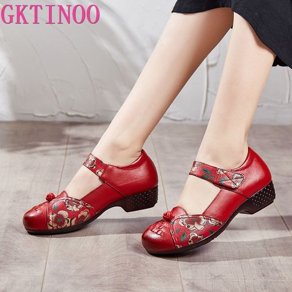 

gktinoo spring autumn genuine leather slip on loafers women flat shoes vintage soft bottom casual driving shoes women moccasins, Black