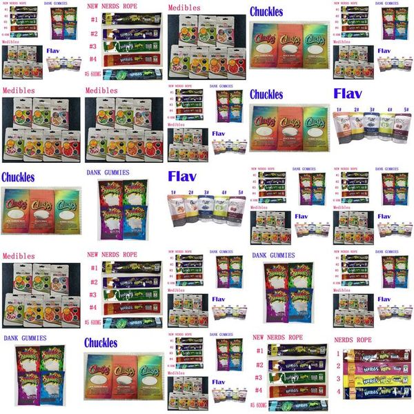 

2020 dank gummies mylar flavor bag dank gummies zipper bag dry tobacco retail bag gummy candy mylar bags 500mg packaging bags from dnjin