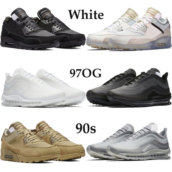 

2020 new white x90s 97og men women running shoes black desert ore menta elemental rose classic sport sneakers outdoor trainers 36-45