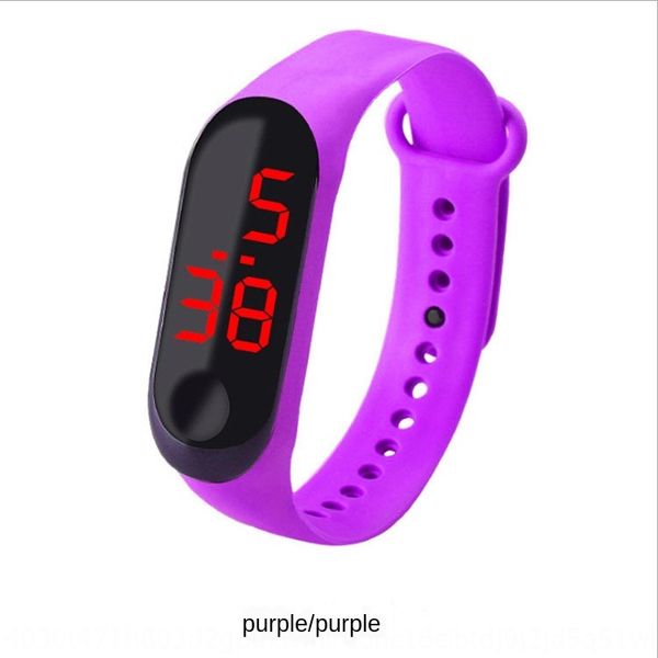 

aa0001led and wo sports leisure bracelet aa0001led electronic men's and women's sports leisure electronic watch bracelet watch, Blue