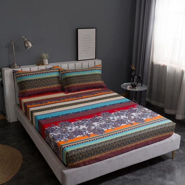 

madala fitted sheet mattress cover pillowcase  king size home textile new 2020