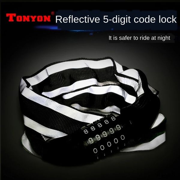 

велосипед tonyon велосипедов пятипозиционный комбинация плюс ночной замок отражательной марганца стальная цепь противоугонной блокировки эле