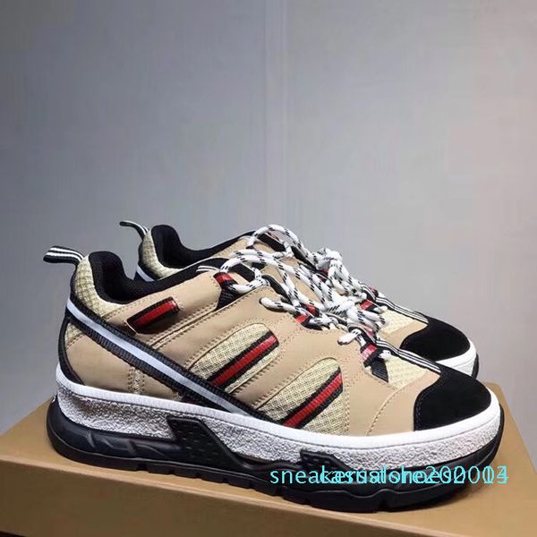 

2019 british classic mens designer shoes comfortable casual mesh and nubuck union platform men shoes size 38-45 b1 c13, Black