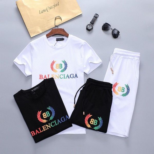 

2020 new menswear designer suit short-sleeved pants sweatshirt sports casual autumn mens pants -3xl, Gray