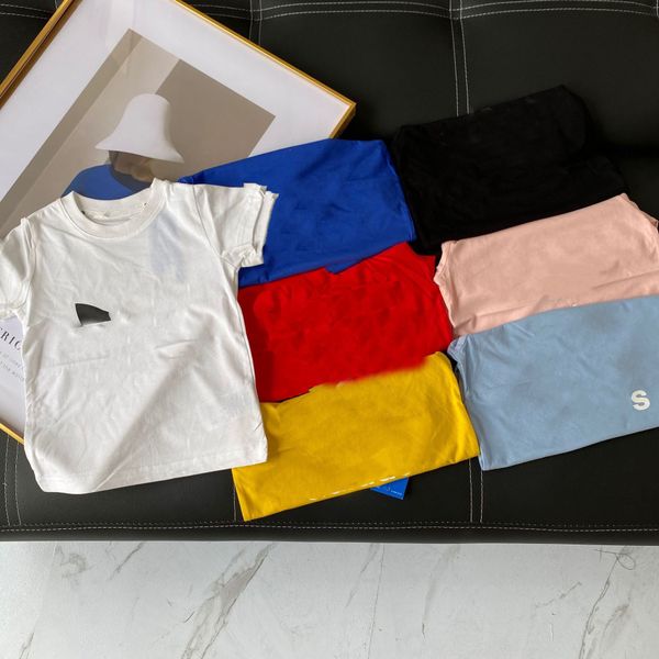 

062605 summer children's grass letter parent-child t-shirt t-shirt candy seven-color candy color comfortable breathable, Blue