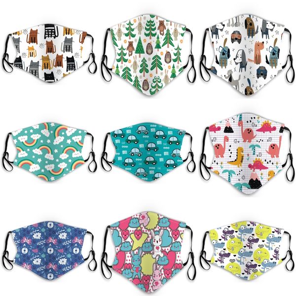 

american flag mask american independence day dustproof fashion printing ice silk mask fabric washable mask wholesale#937