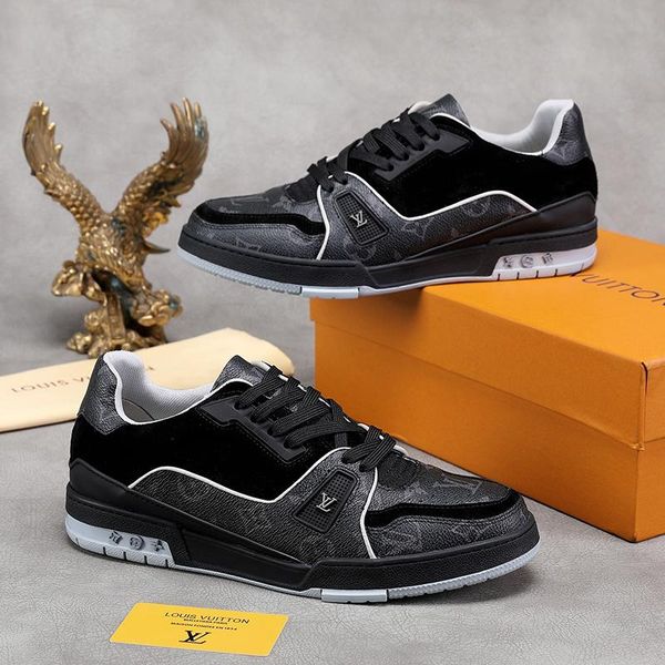 

trainer sneaker men 's shoes drop ship fashion design low type shoes vintage herren luxus marken schuhe breathable lace -up men sh