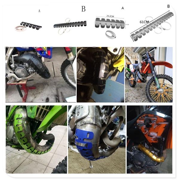 

motorcycle exhaust protection cover to prevent wear and for 505sx-f 505xc-f 525sx sx-r xc xc-w 525exc-r