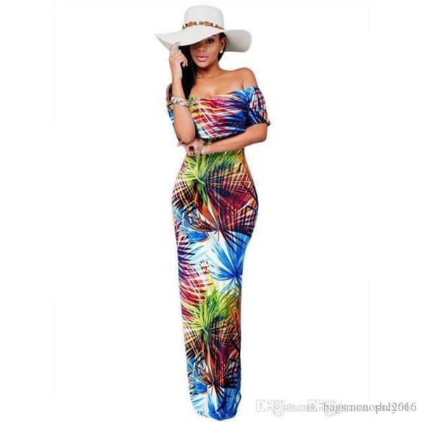 

женщины платье sexy разрез шеи рябить с коротким рукавом леди цветочный печати bodycon талии пола lenth длинные юбки вскользь свободные плат, Black;gray