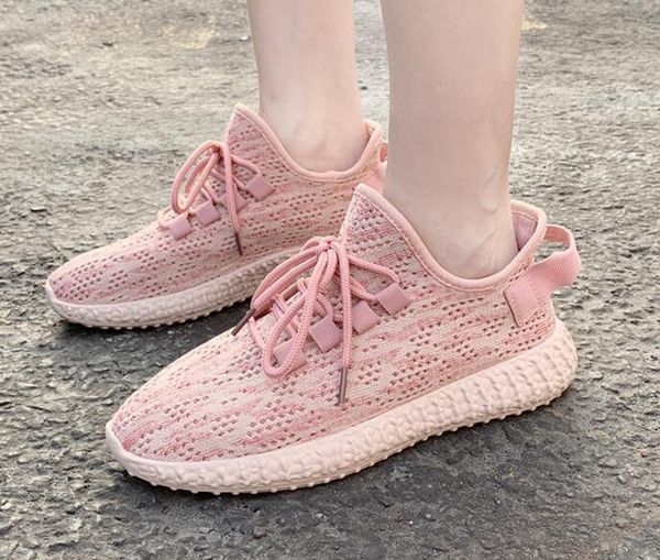 

New spring summer women shoes fashion lace up comfortable mesh microporous breathable casual shoes girl sneakers loafers